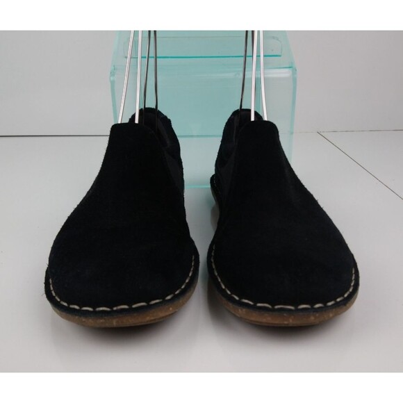 Clarks Collection Loafers Womens 5.5 Slip On Flats Black Suede #13281 - Picture 2 of 8